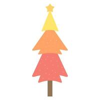 fofa infantil christmast árvore clipart, Natal árvore rabisco vetor