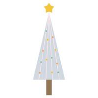 fofa infantil christmast árvore clipart, Natal árvore rabisco vetor