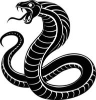 serpente silhueta ilustração Projeto vetor