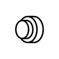 botão ícone logotipo vetor