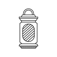 lanterna ícone ilustração vetor