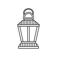 lanterna ícone logotipo vetor