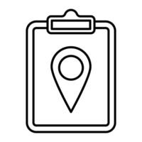 design do ícone de localização vetor