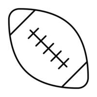design de ícone de futebol americano vetor
