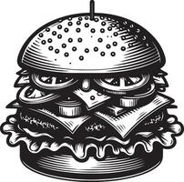 hamburguer ícone ilustração vetor