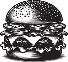 hamburguer ícone ilustração vetor