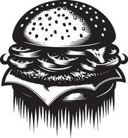 hamburguer ícone ilustração vetor