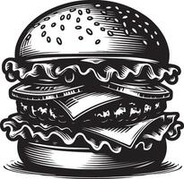 hamburguer ícone ilustração vetor