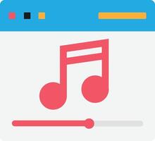 conectados música meios de comunicação vetor