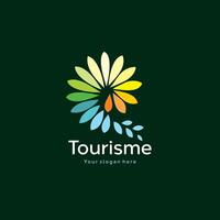 turismo ou viagem abstrato logotipo Projeto vetor