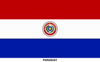 bandeira do Paraguai, Paraguai nacional bandeira vetor