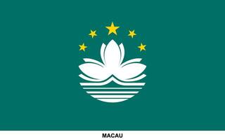 bandeira do macau, macau nacional bandeira vetor