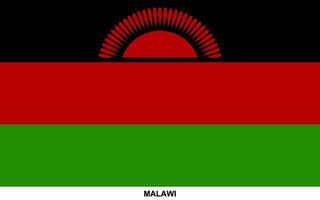 bandeira do maláui, malawi nacional bandeira vetor