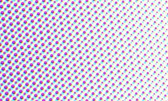 cmyk cor meio-tom pontos retro pop arte quadrinho impressão padronizar fechar acima papel de parede bolha textura em branco fundo vetor