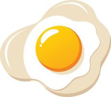 atraente frito ovo arte - realçar seu café da manhã Projeto projetos vetor