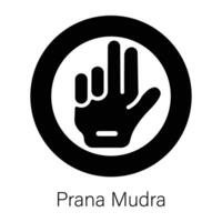 na moda prana mudra vetor