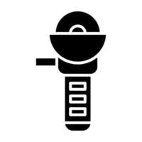 ícone de glifo da ferramenta moedor vetor