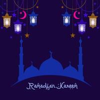 banner ramadhan kareem vetor