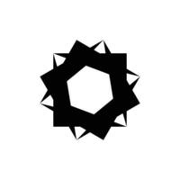 impressionante hexagonal Estrela dentro arte, exibindo geométrico precisão e simetria. ideal para projetos procurando Saldo e estético charme. vetor
