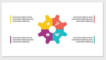 modelo de design infográfico vetor