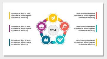 modelo de design infográfico vetor