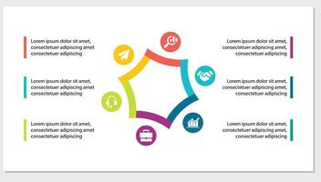 modelo de design infográfico vetor