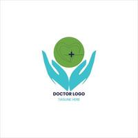 médico logotipo Projeto vetor