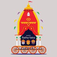 festival rath yatra vetor