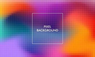 pixel gradiente textura abstrato fundo com colorida cor, pastel vetor
