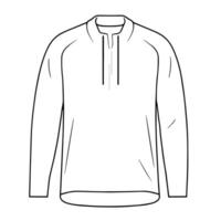 ícone representando roupa de esporte contorno, ideal para relacionado a esportes Projeto projetos. vetor