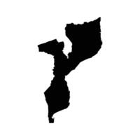 Moçambique mapa ícone vetor