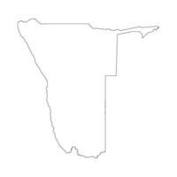 Namíbia país mapa ícone vetor