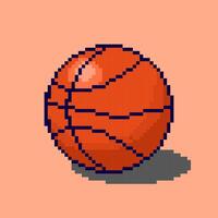 pixel arte estilo basquetebol Projeto vetor