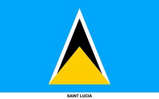 bandeira do santo Lúcia, santo lucia nacional bandeira vetor