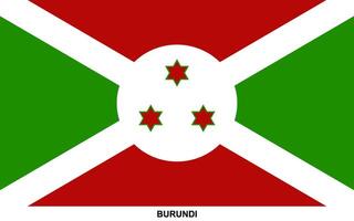 bandeira do Burundi, Burundi nacional bandeira vetor