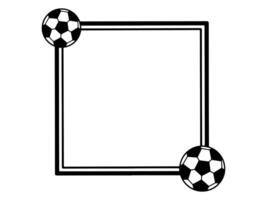 futebol quadro, Armação esboço fundo ilustração vetor