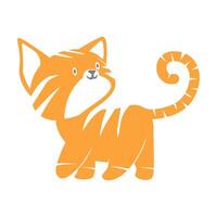 design de logotipo de ícone de gato vetor