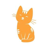 design de logotipo de ícone de gato vetor