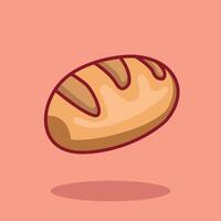 arte ilustração pão. pão pão. mercearia pão pão pixelizada para a pixel arte jogos e ícone para digital e impressão Projeto. vetor