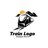 trem logotipo modelo Projeto ilustração vetor