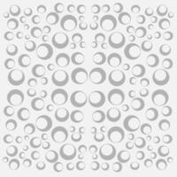 abstrato padronizar dentro a Formato do cinzento argolas e círculos em uma branco fundo vetor