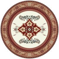 abstrato floral padronizar chão tapete, sucatear lado, persa tapete para casa decoração. vetor