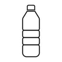 ícone de garrafa de plástico vetor