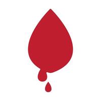 design de ícone de sangue vetor