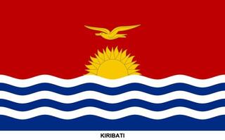 bandeira do Kiribati, Kiribati nacional bandeira vetor