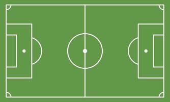 futebol campo dentro plano estilo. futebol estádio ilustração em isolado fundo. esporte plano placa o negócio conceito. vetor