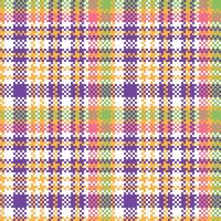 escocês tartan xadrez desatado padrão, doce xadrez padronizar desatado. tradicional escocês tecido tecido. lenhador camisa flanela têxtil. padronizar telha amostra incluído. vetor