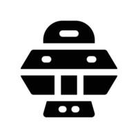 UFO ícone. glifo ícone para seu local na rede Internet, móvel, apresentação, e logotipo Projeto. vetor