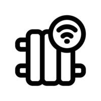 aquecedor ícone. linha ícone para seu local na rede Internet, móvel, apresentação, e logotipo Projeto. vetor