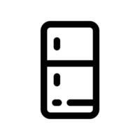 geladeira ícone. linha ícone para seu local na rede Internet, móvel, apresentação, e logotipo Projeto. vetor